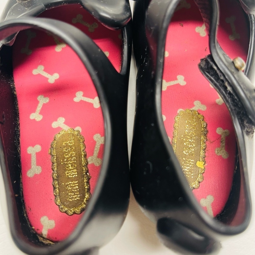 Mini Melissa French bulldog print baby girls size 5 - Picture 5 of 7